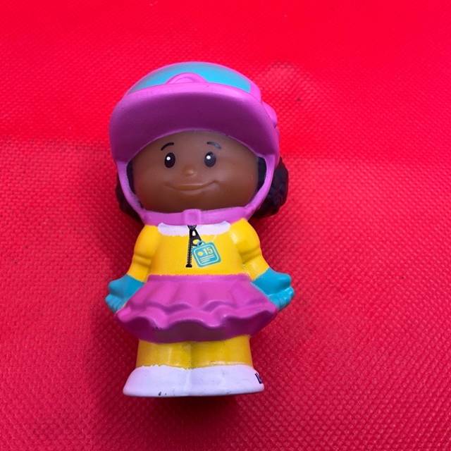 Fisher Price Little People Rare Rider Girl W...