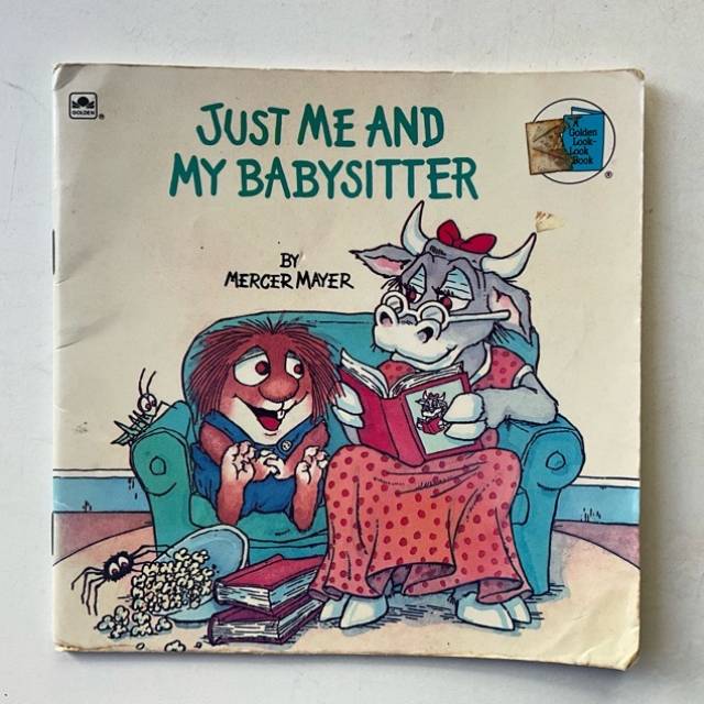 Golden Book JUST ME AND MY BABYSITTER 1986