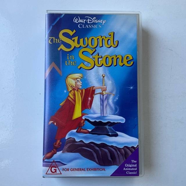 VHS Disney The Sword in the Stone