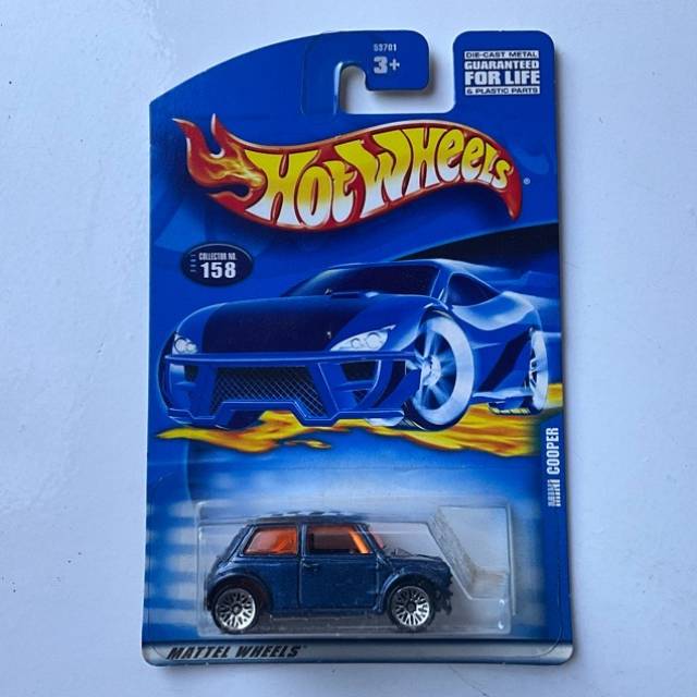 HW Blue MINI COOPER No 158 2001