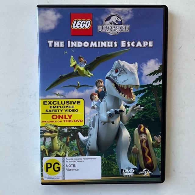 DVD Lego Jurassic World: The Indominus Escap...