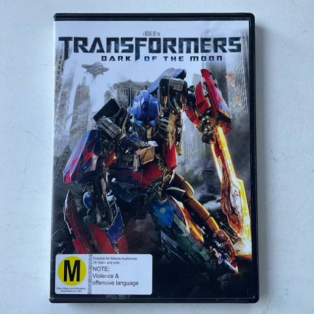 DVD TRANSFORMERS DARK OF THE MOON 2011