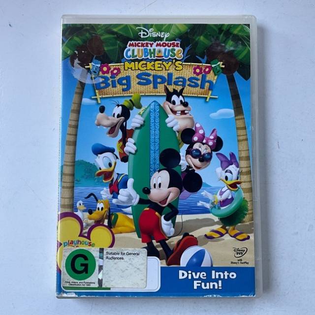 DVD Disney MICKEY MOUSE CLUBHOUSE Big Slash