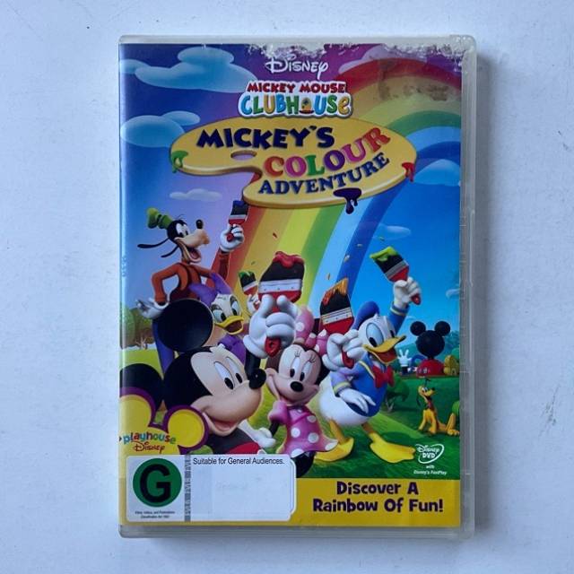 DVD MICKEY MOUSE CLUBHOUSE MICKEY’S COLOUR...