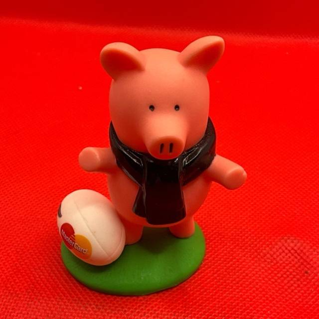 BNZ Pig AllBlacks Cake Topper 8cm Height