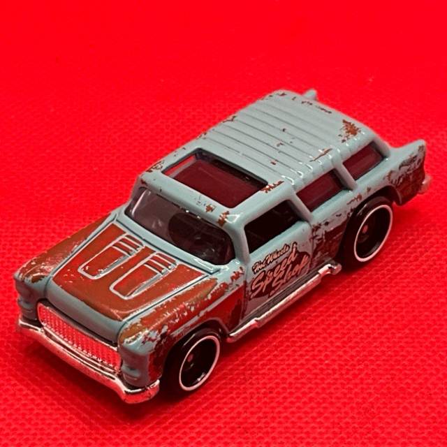 HL Blue Rod Squad Classic 55 Chevy Nomad 201...