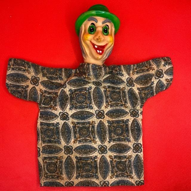 Rubber Witch Hand Puppet 1960s