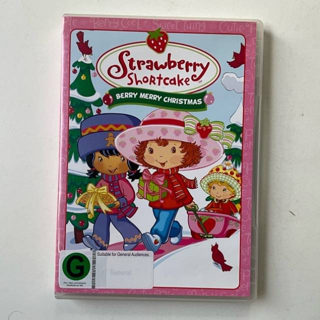 DVD Strawberry Shortcake BERRY MERRY CHRISTM...