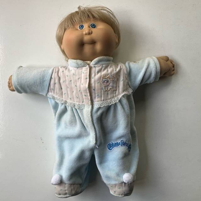 Cabbage Patch 1984 Kids baby doll with blue...
