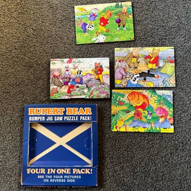 Rupert Bear Bumper Jig Saw Puzzle Pack 1970�...