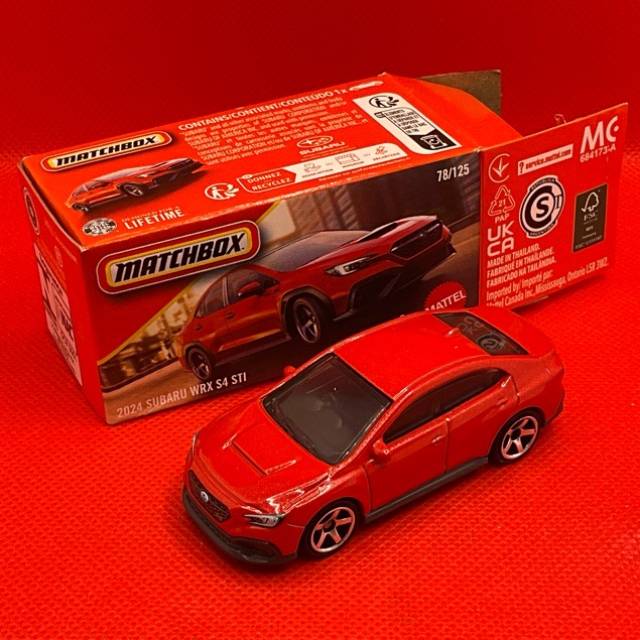 MB 2024 Red Subaru WRX S4 STI MB1508 2025
