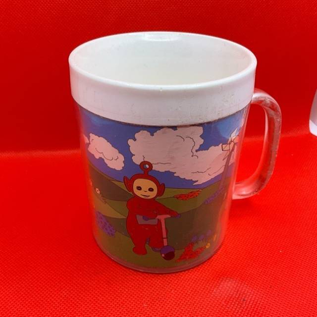 1996 Teletubbies plastic novelty cup