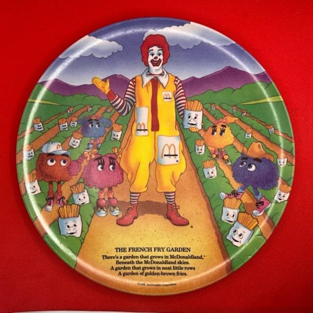 McDonald’s 1989 Corporation Plate The Fren...