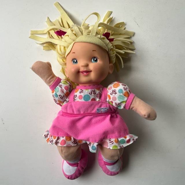 Babys First Lil Talker Doll Blond Hair Blue...
