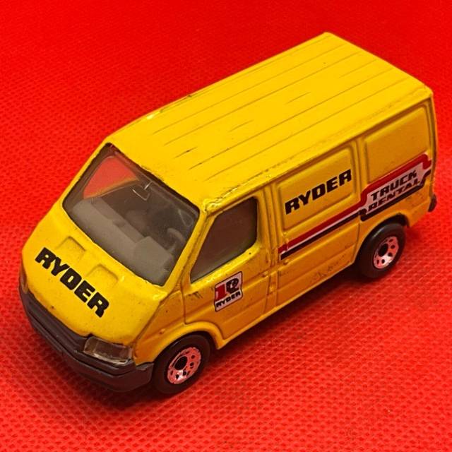 MB Yellow FORD TRANSIT RYDER TRUCK RENTAL 1986