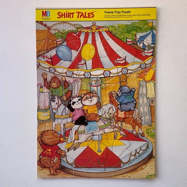PUZZLE SHIRT TALES 1982 Milton Bradley