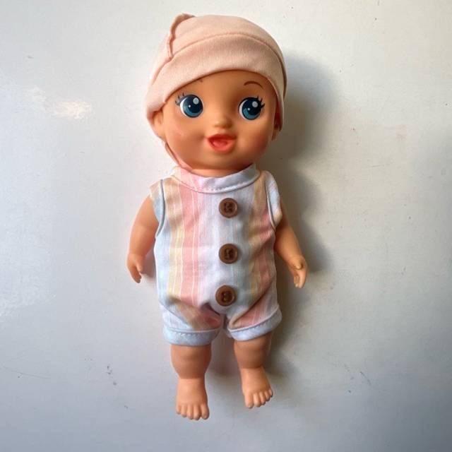 Baby Alive Copy CAT Doll - Pink hat, striped...